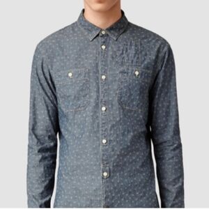 All Saints • Gustav Button Down Shirt Men's Size Small